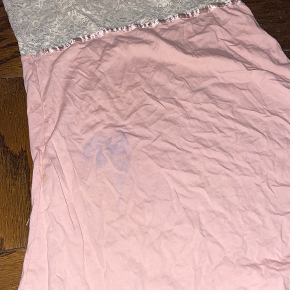 Victoria secret pink lil lace adjustable mighty nightgown /cami lace size XS - Picture 6 of 16